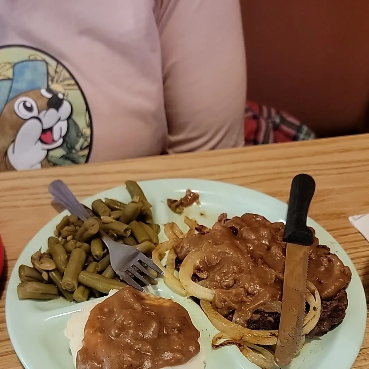 Hamburger Steak Dinner