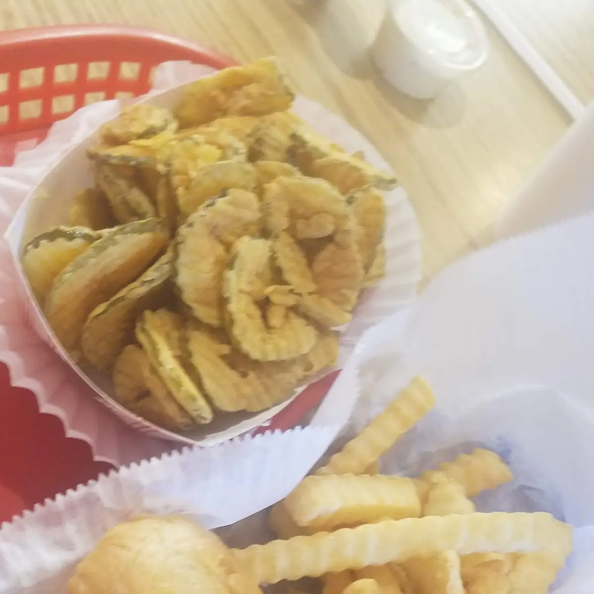 Philly Cheese Steak and Fried Pickles