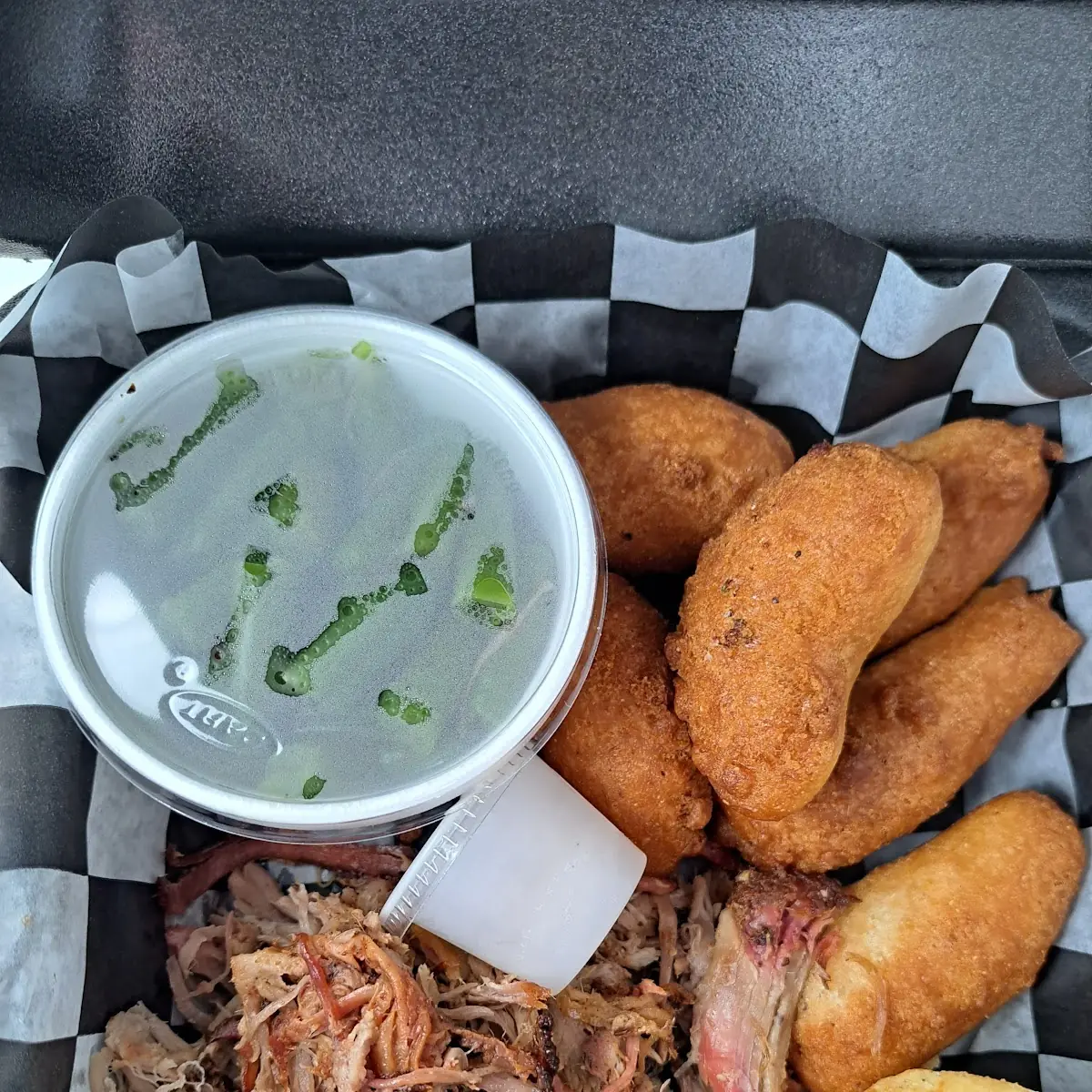 Pulled Pork Platter w Green Beans