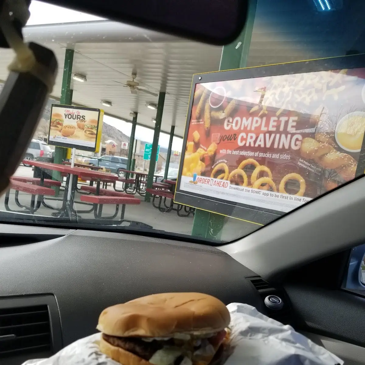 Hamburger Wacky Pack