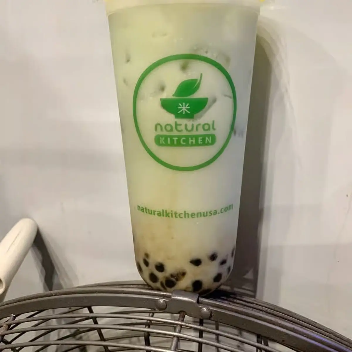 Bubble honey green tea