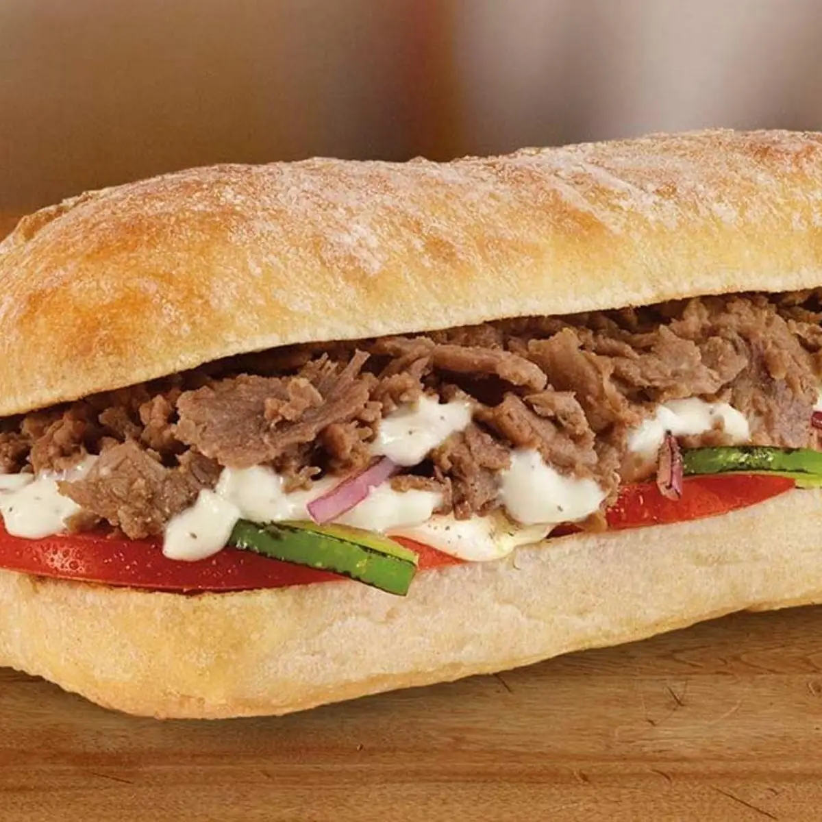 Steak and Cheese Sub Sandwich