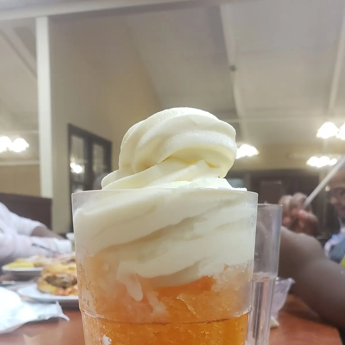 Orange Icee X Vanilla Ice Cream