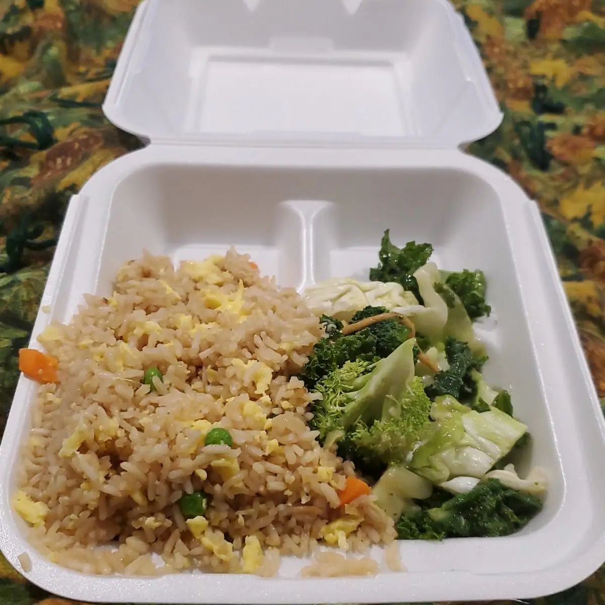 Mixed Vegetables Brown Steamed Rice