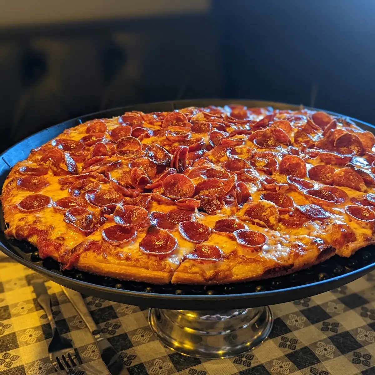 Pepperoni Pizza Thin Crust