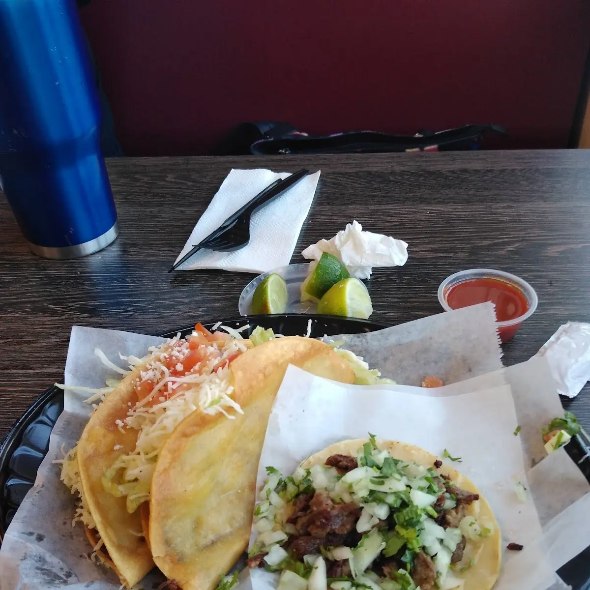 Hard Shell Tacos and Carne Asada Taco