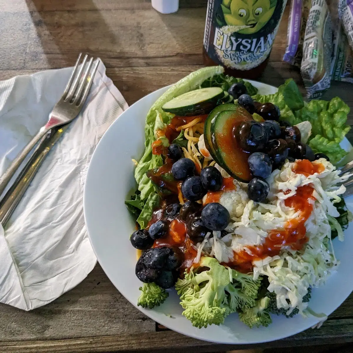Salad Bar with Dinner Entree
