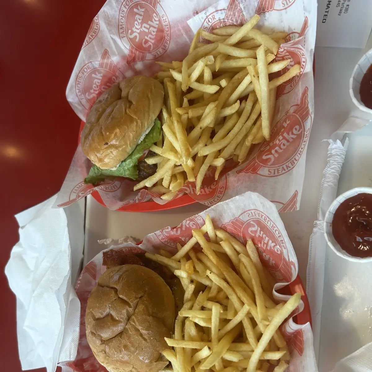 Double Cheeseburger with Cheese Fries