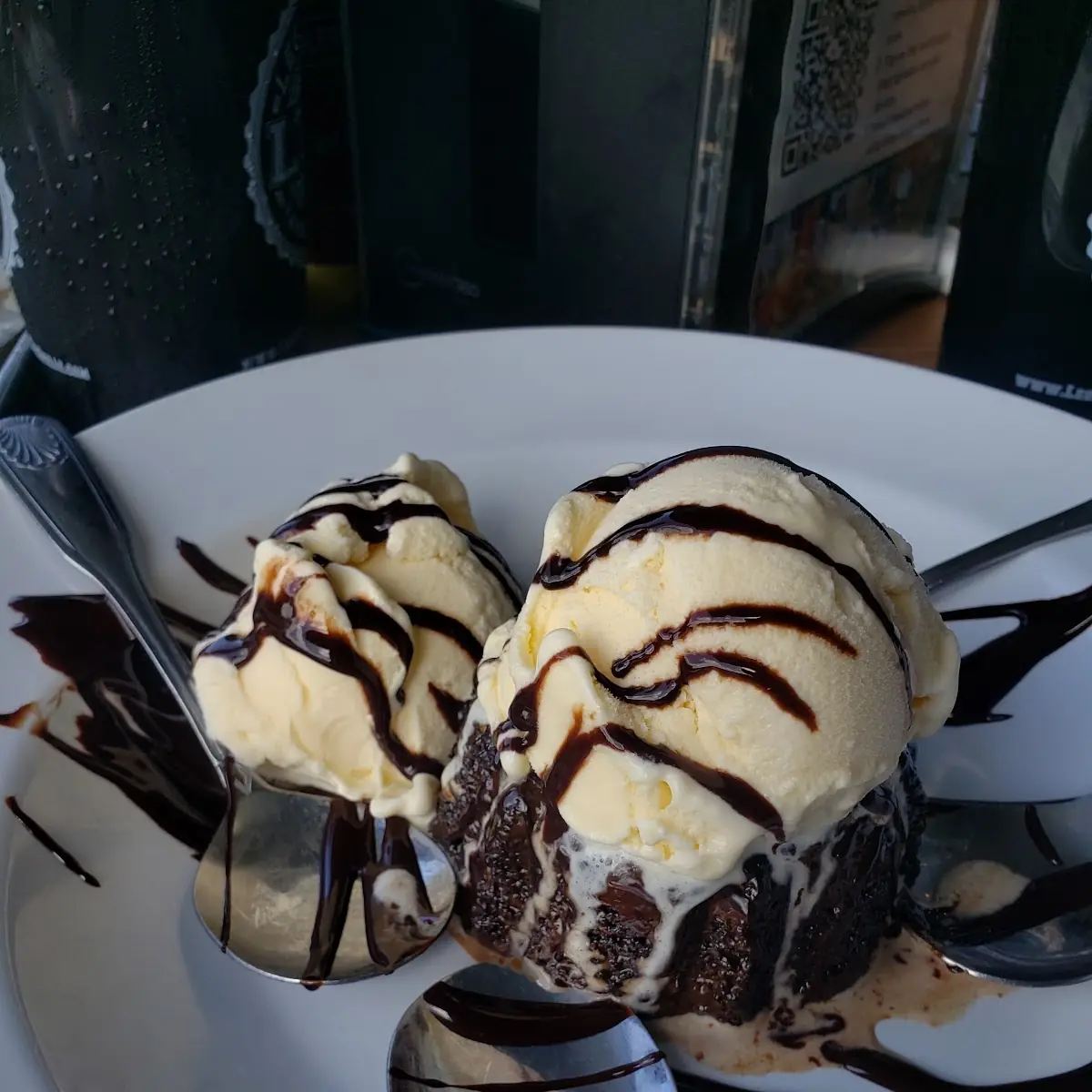 Warm Brownie Sundae