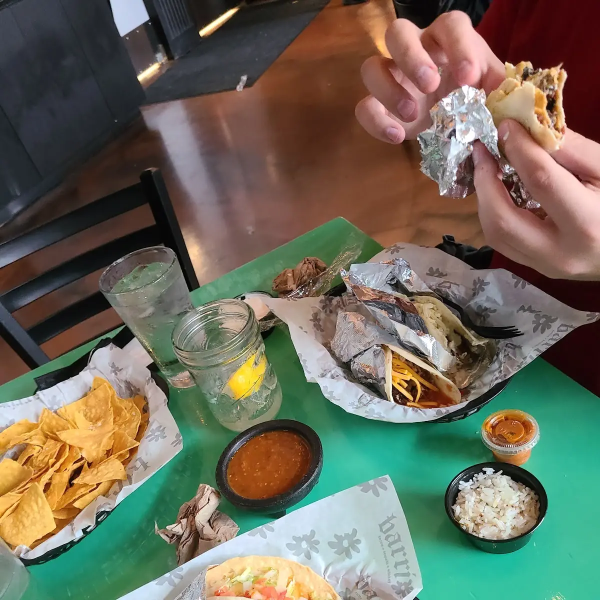 Chicken Caesar Smash Taco D E