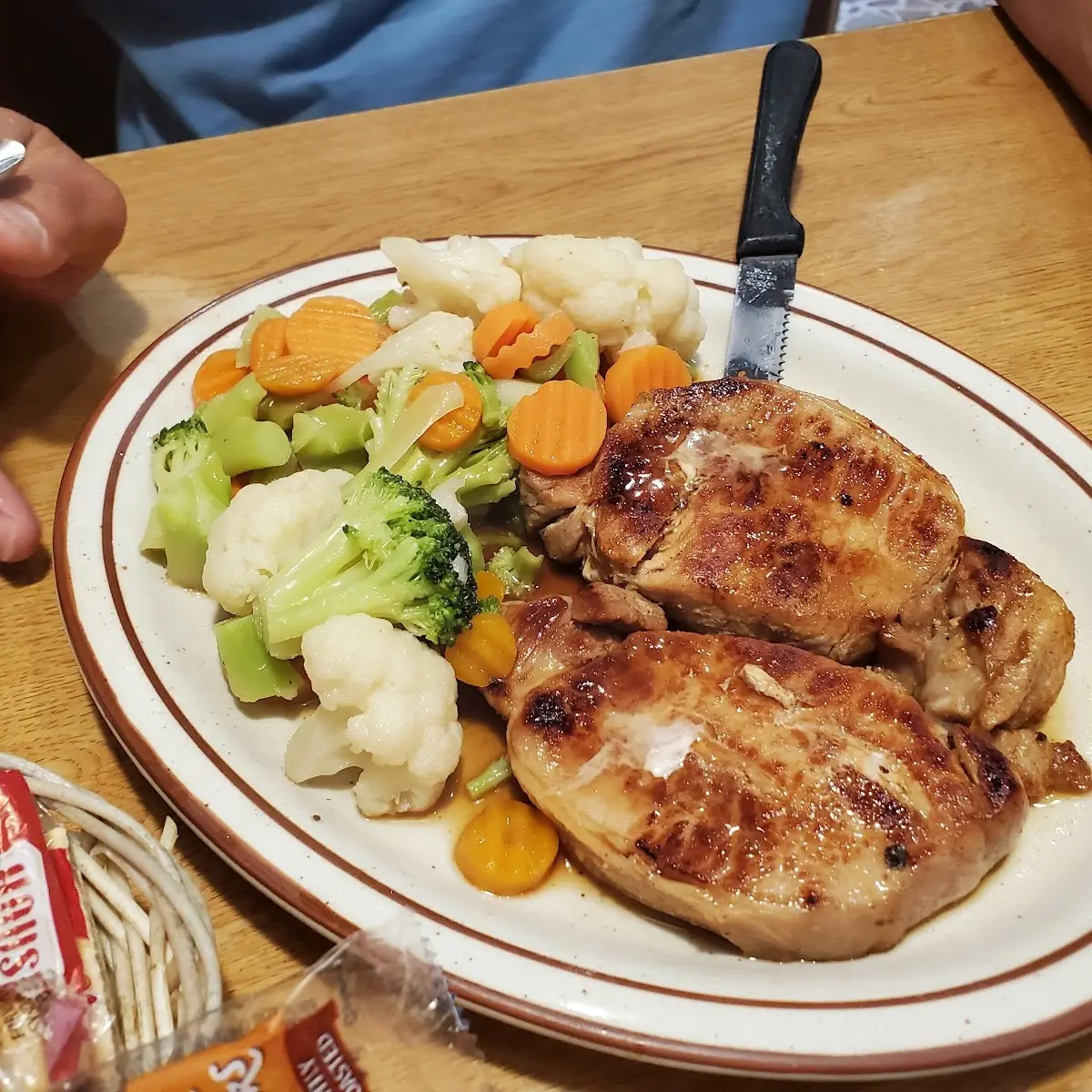 Pork Chops with Veggies