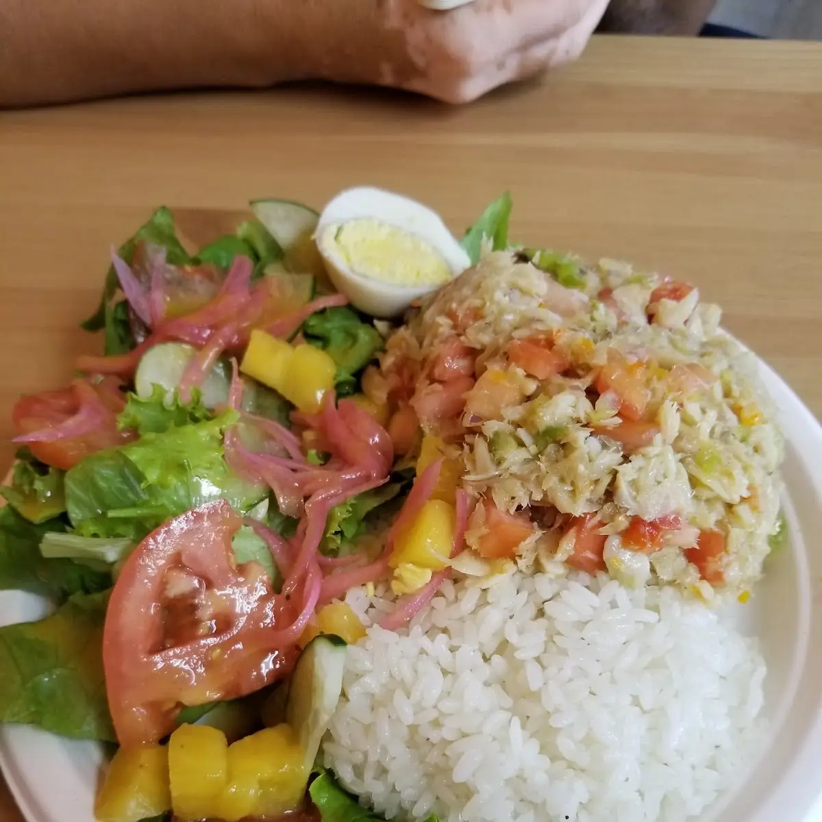 Cod Fish with White Rice