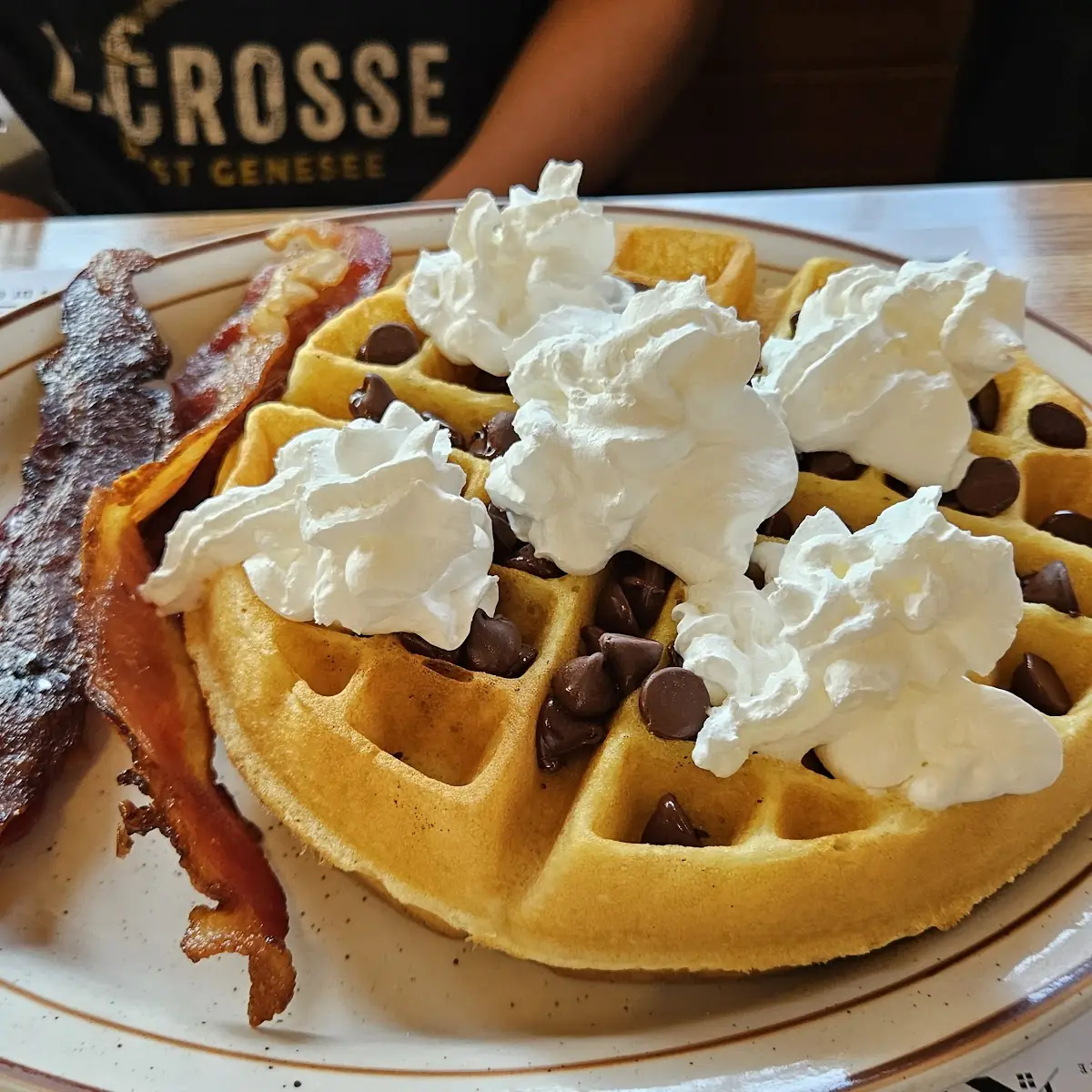 Waffles with Chocolate Chips