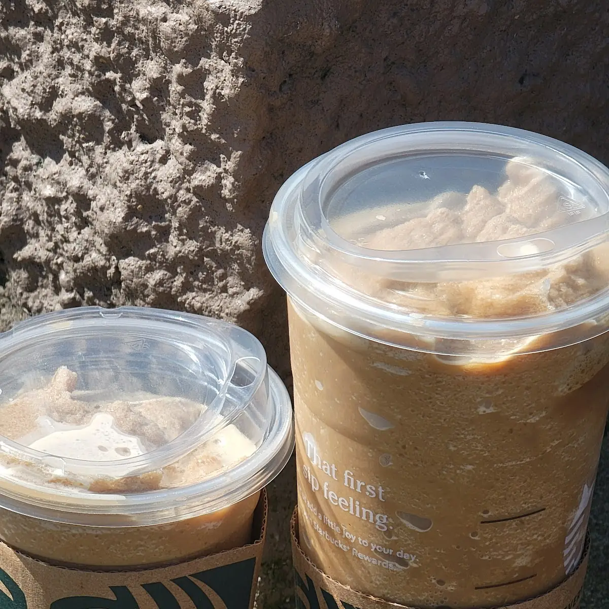 White Mocha Frappe with Almond Milk