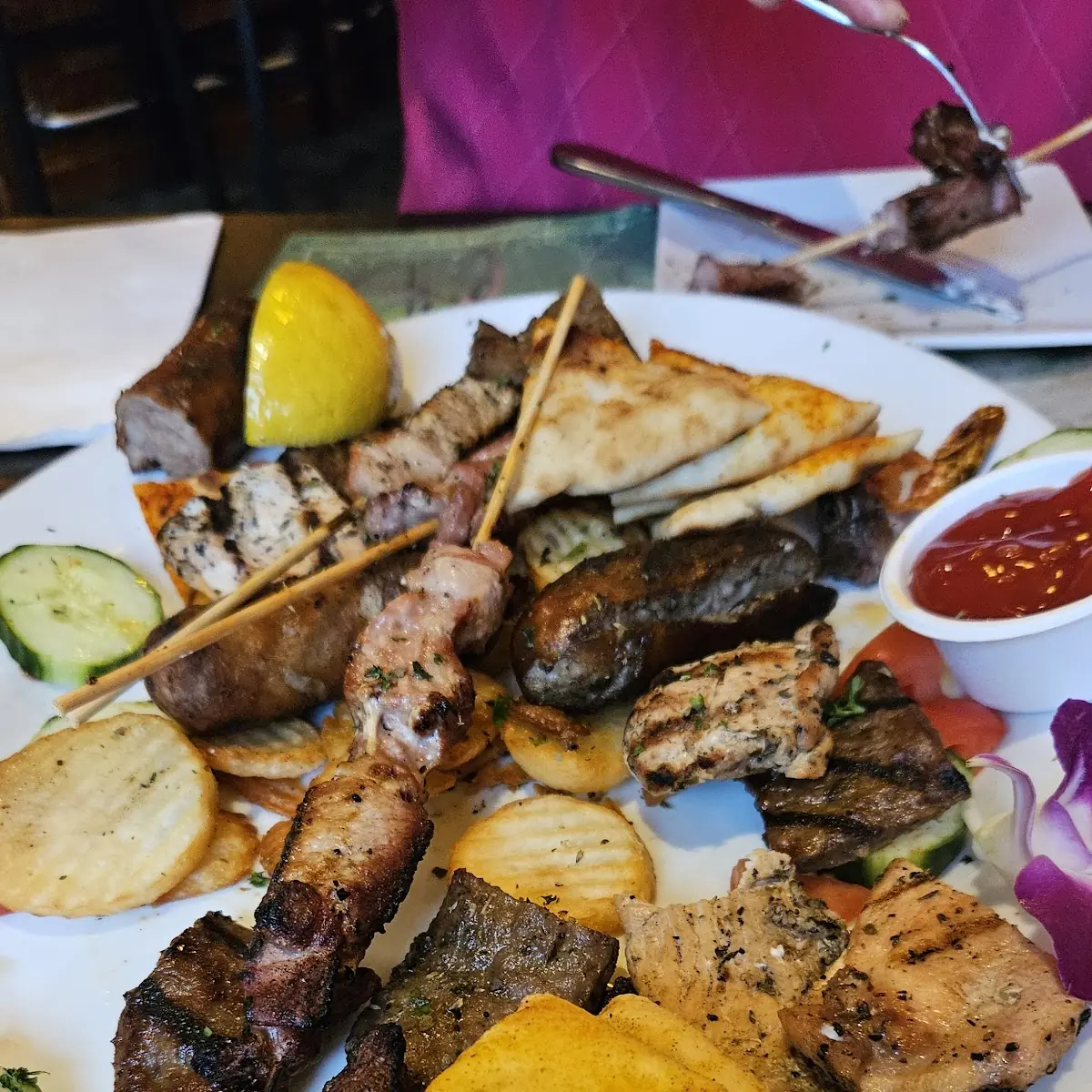 Pork Souvlaki Sticks