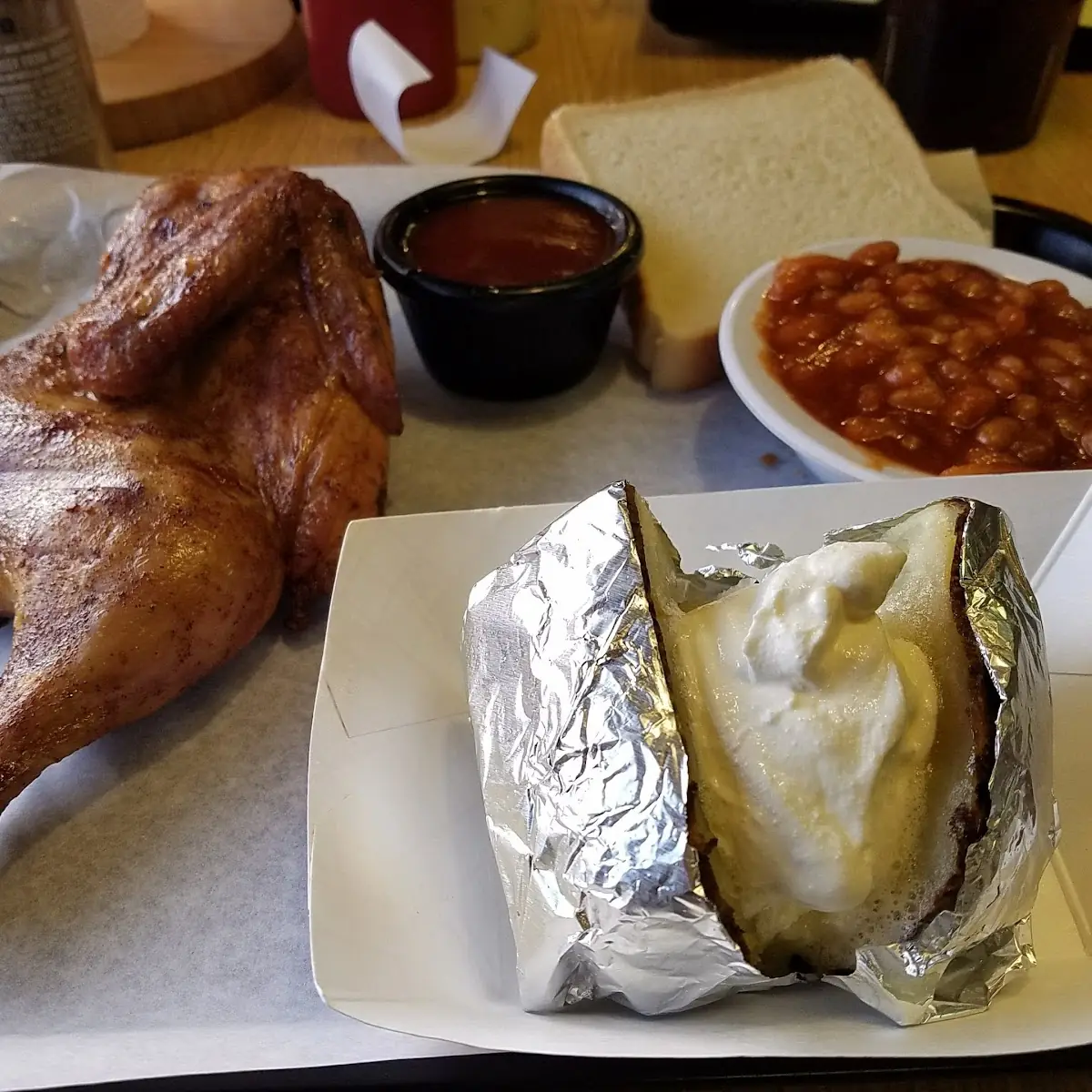 Smoked 1 2 Chicken Full