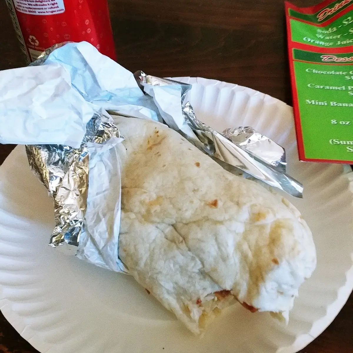 Breakfast Burrito Sausage Christmas Style