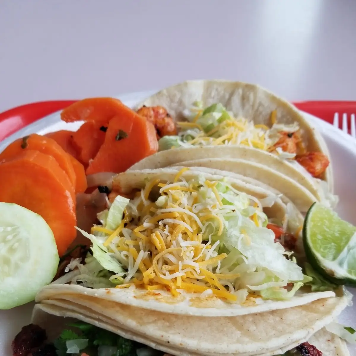 Adobado and Shrimp Tacos