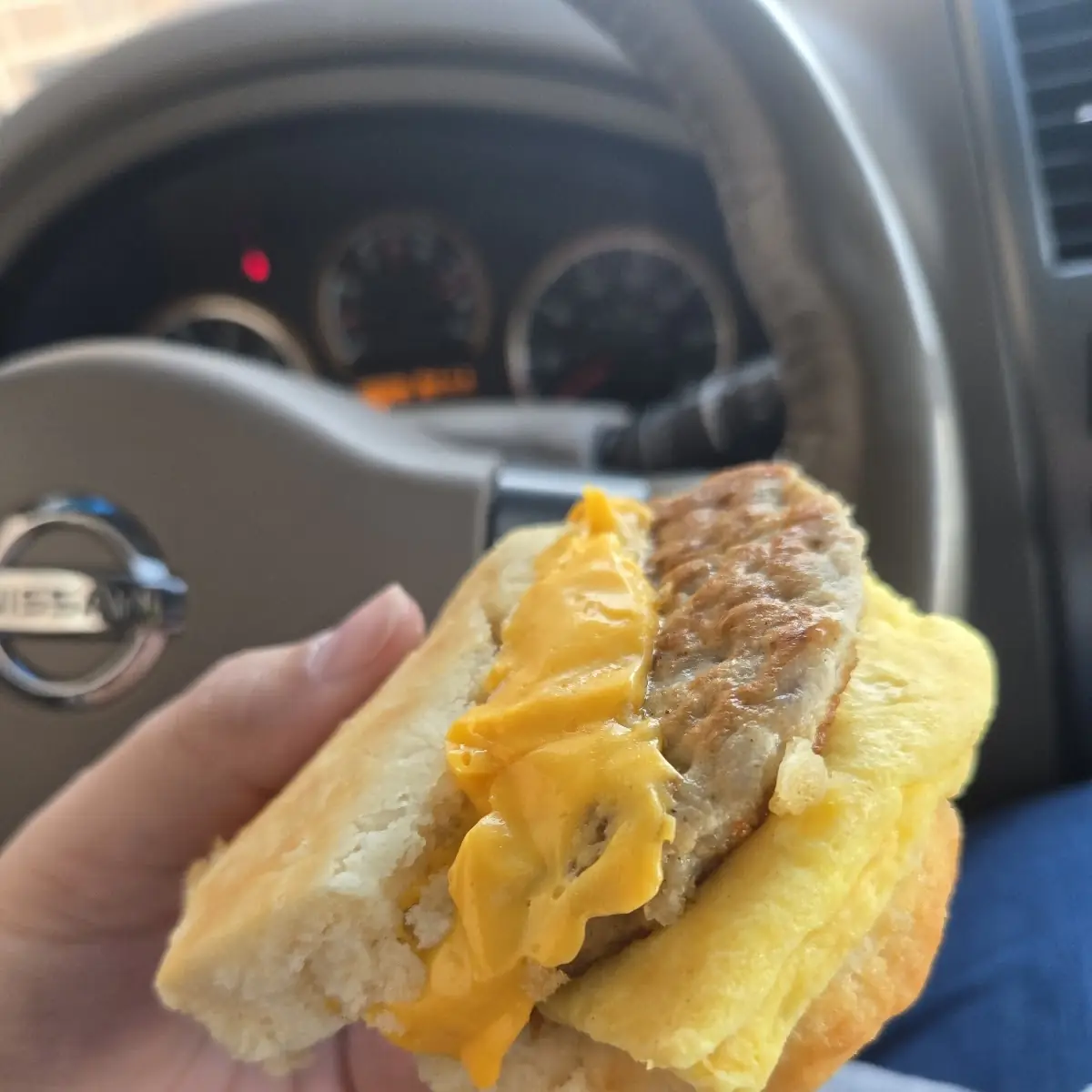 Sausage Biscuit with Egg