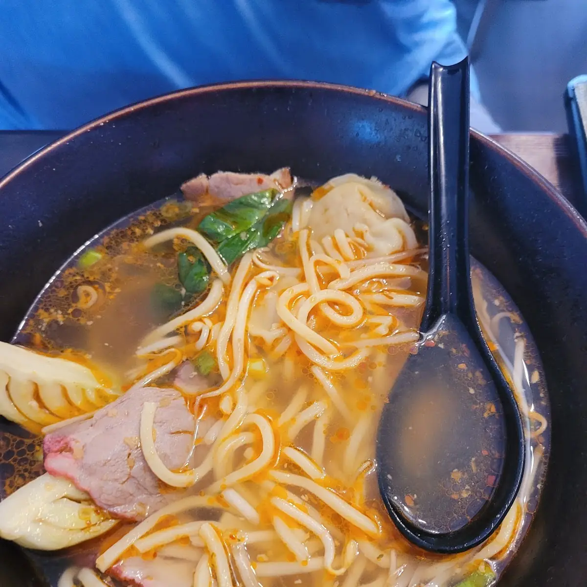 Char Siu Pork and Wonton Noodle Soup