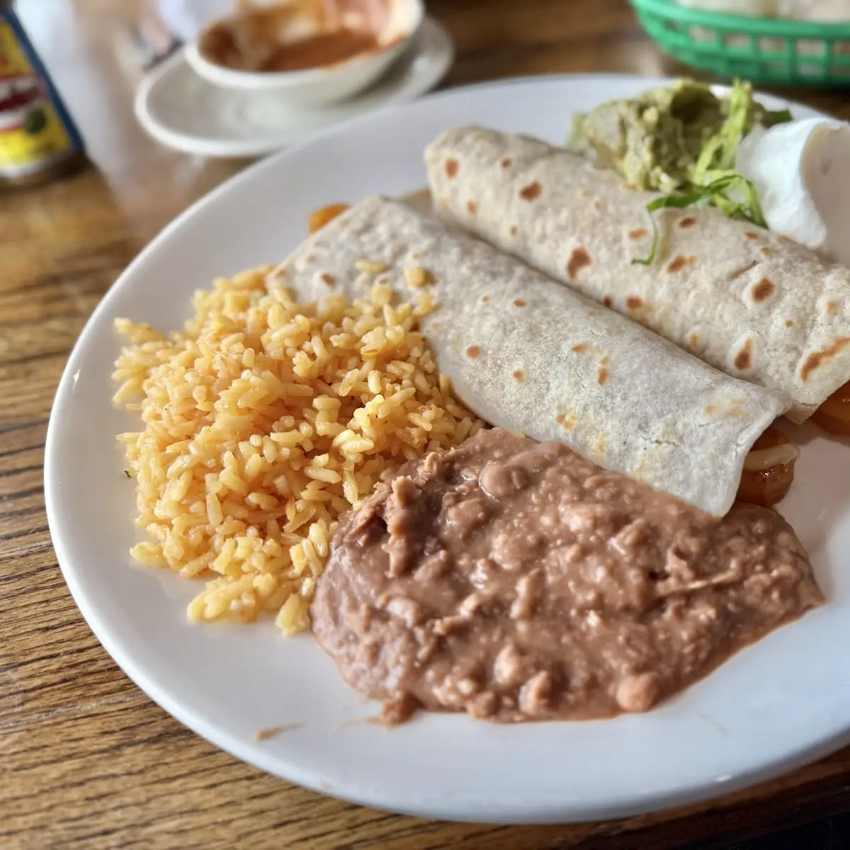 Rice & Refried Beans