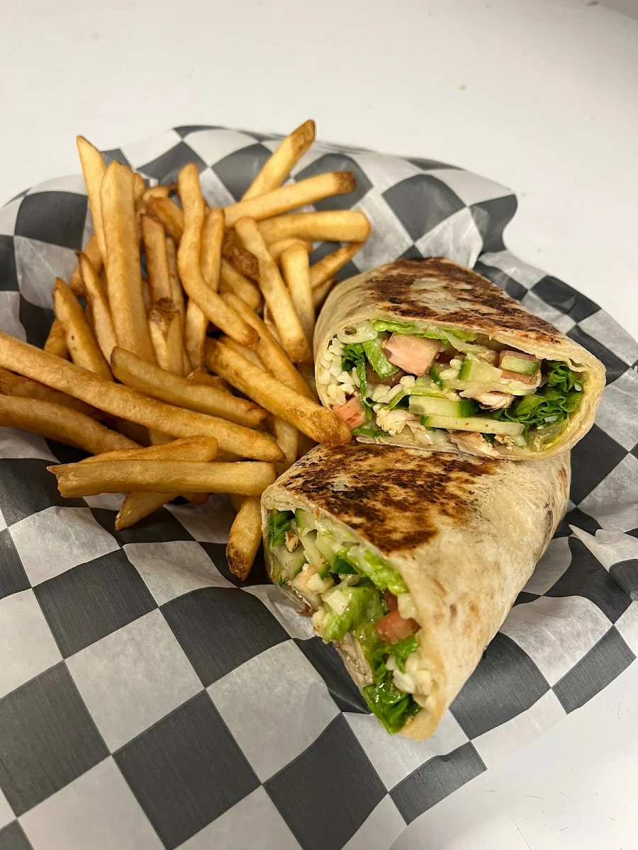 Chopped Chicken Wrap