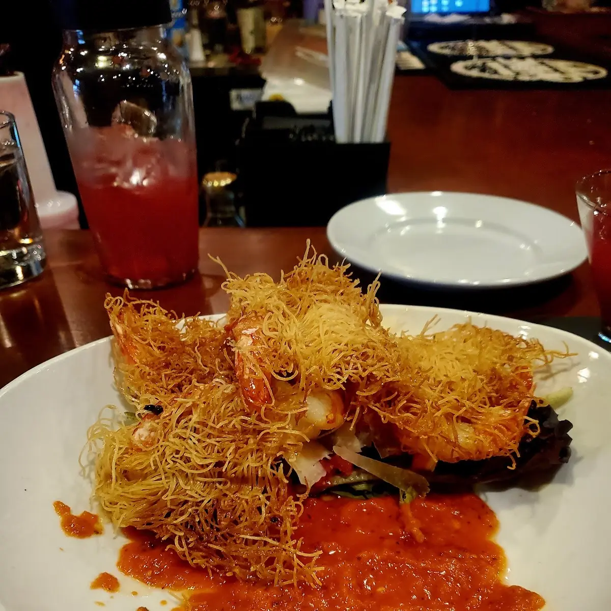 Filo Wrapped Shrimp