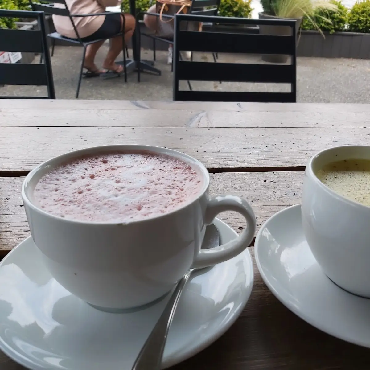 Beet Ginger Latte and Golden Milk Latte, Wood N Frog Coffee Company