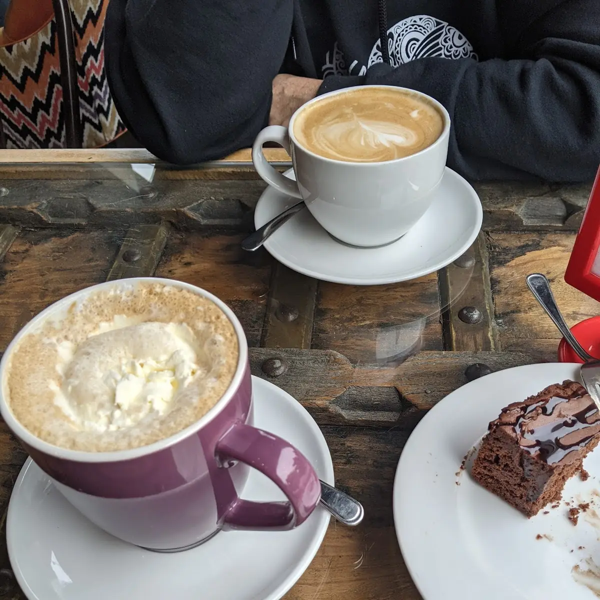 Hazelnut Latte, Wood N Frog Coffee Company