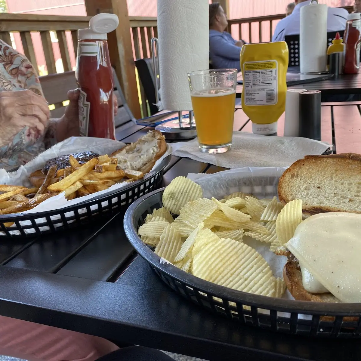Swiss Burger and Chips