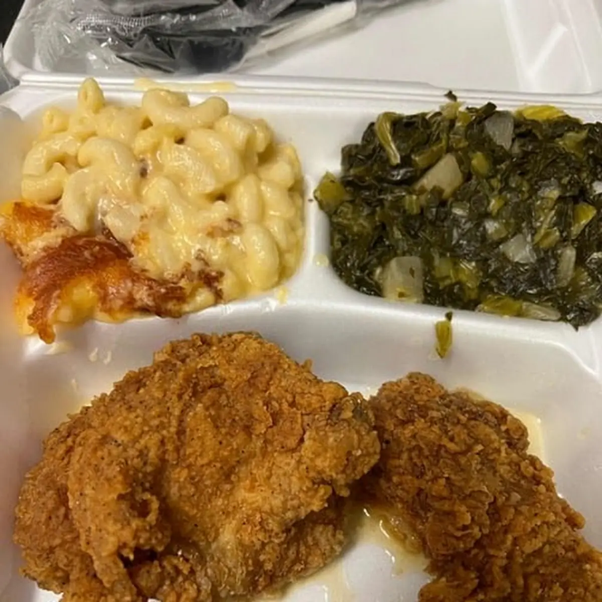 Fried Chicken with Side Dishes