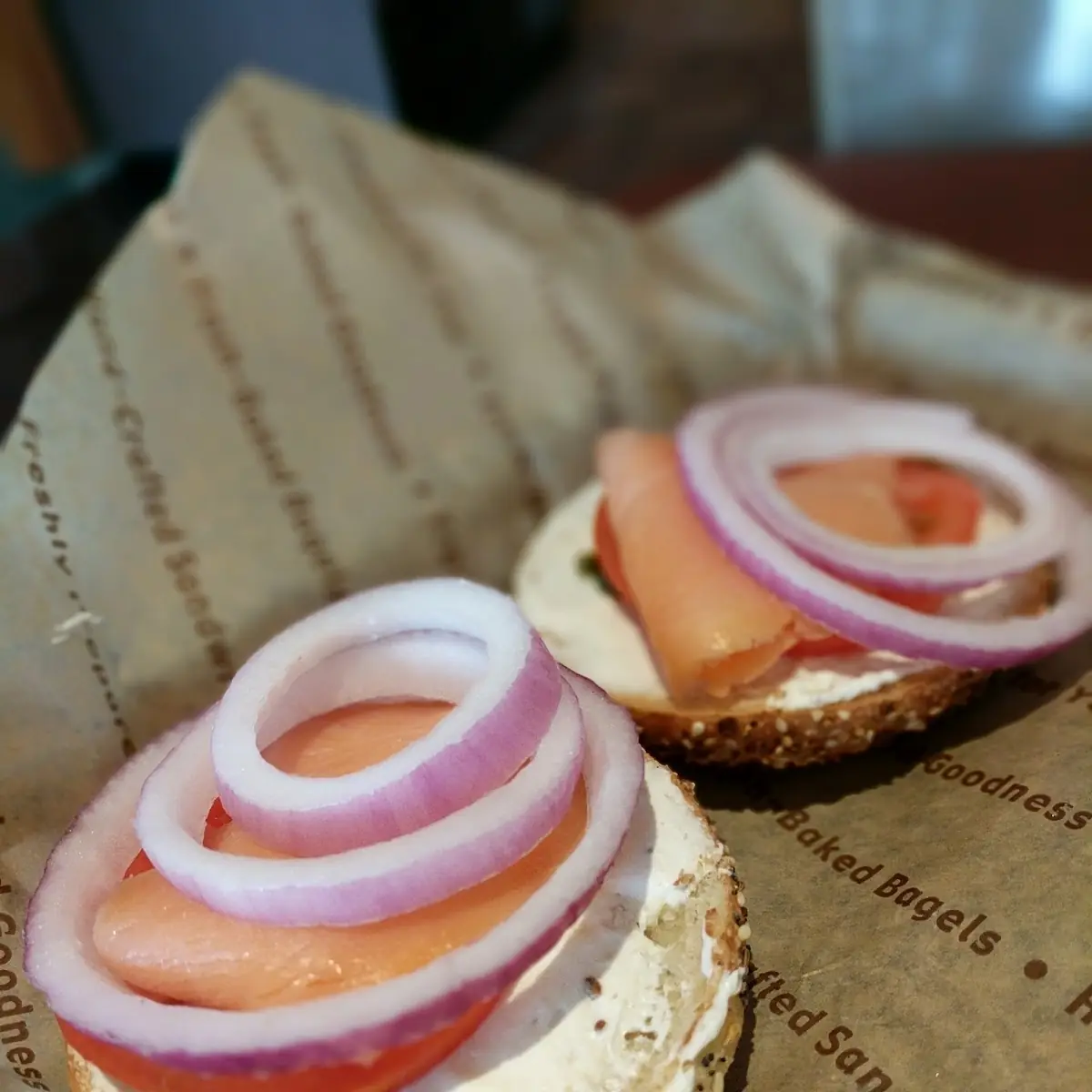 Lox and Bagel with Cream Cheese