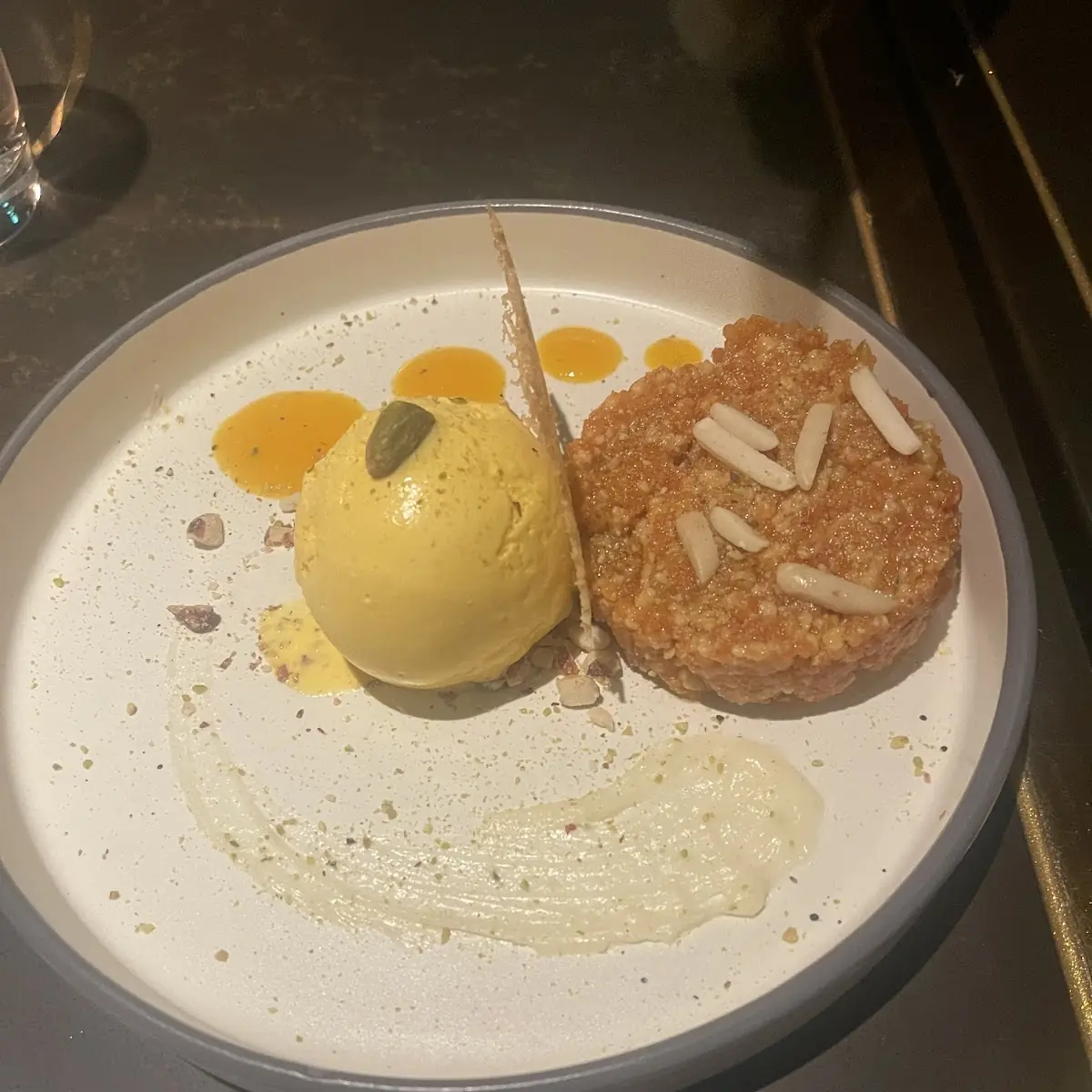 Gajrela with Mango Ice Cream