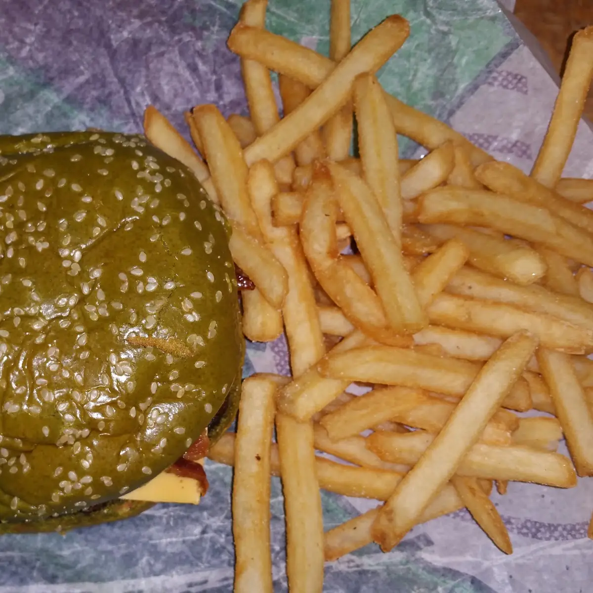 Monster Burger and Fries