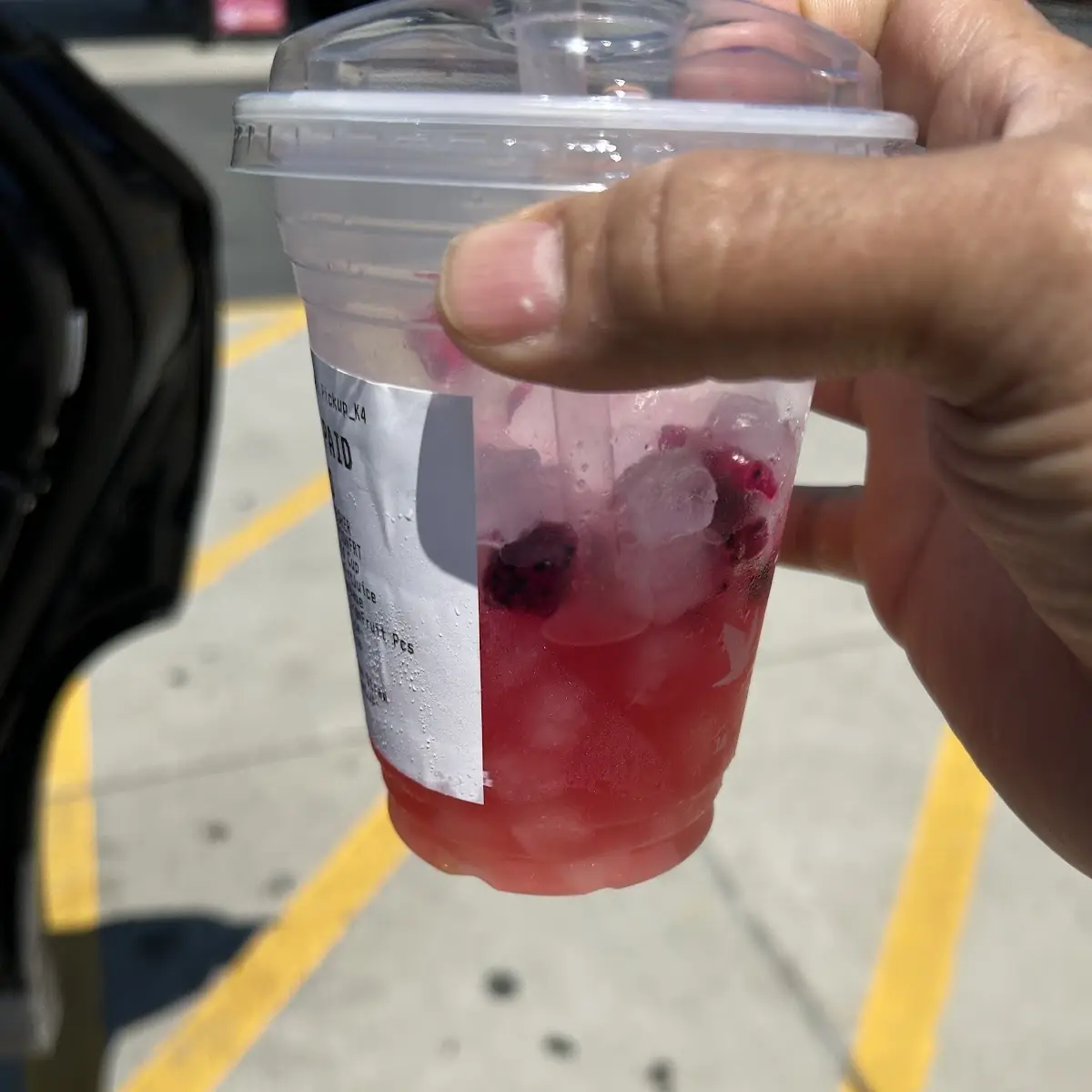 Cold Brewed Strawberry Dragonfruit Green Tea