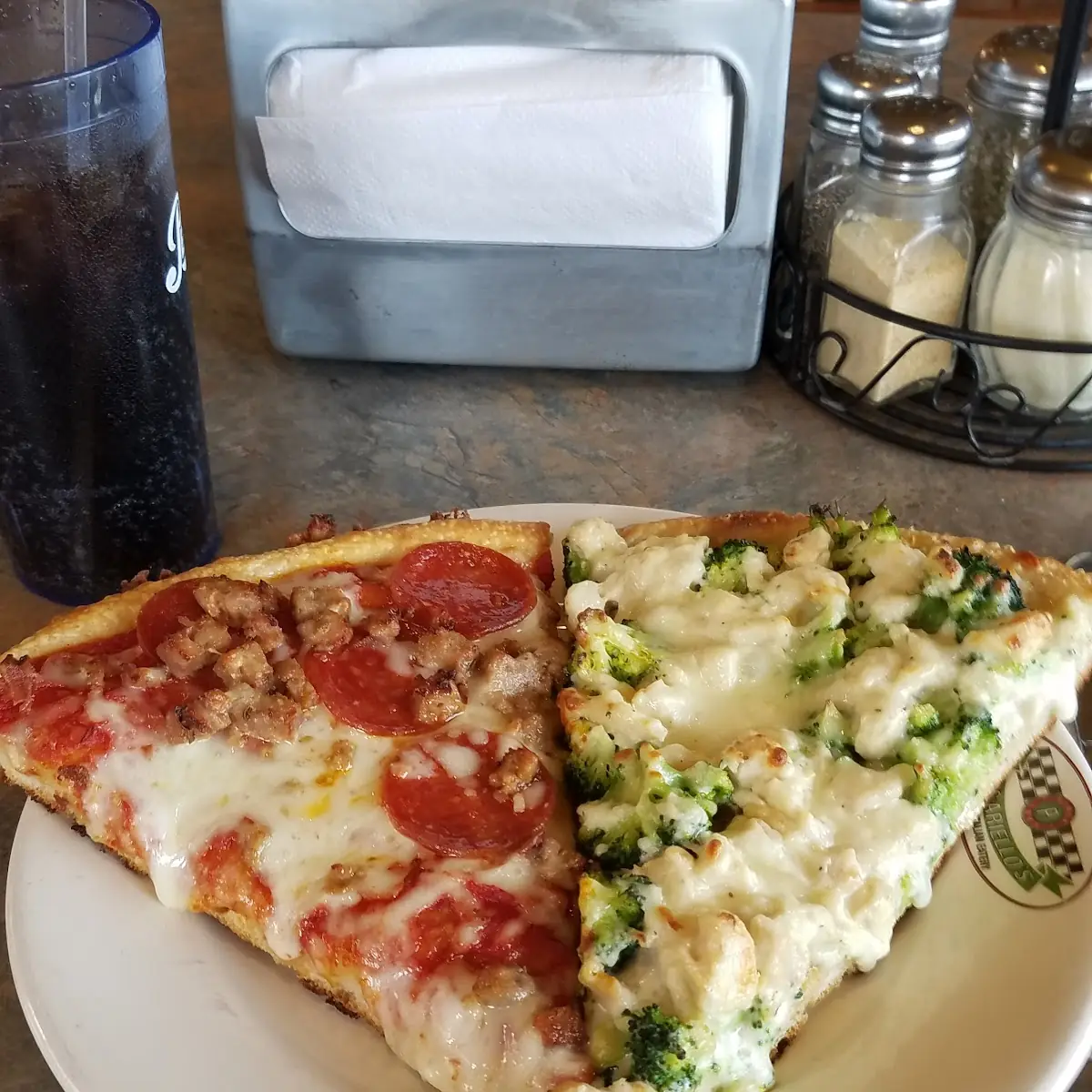 Chicken Broccoli Alfredo Pizza