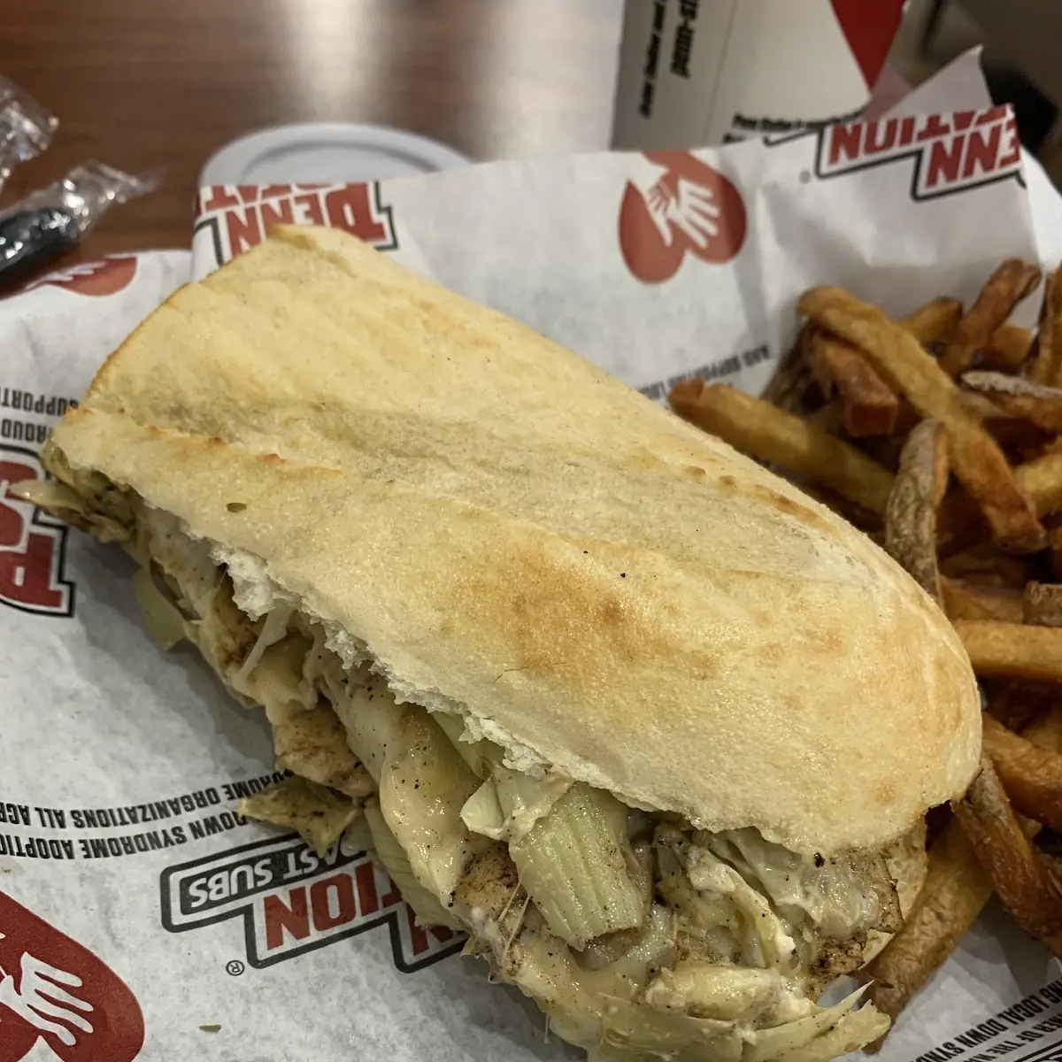 Artichoke Chicken Sandwich Combo