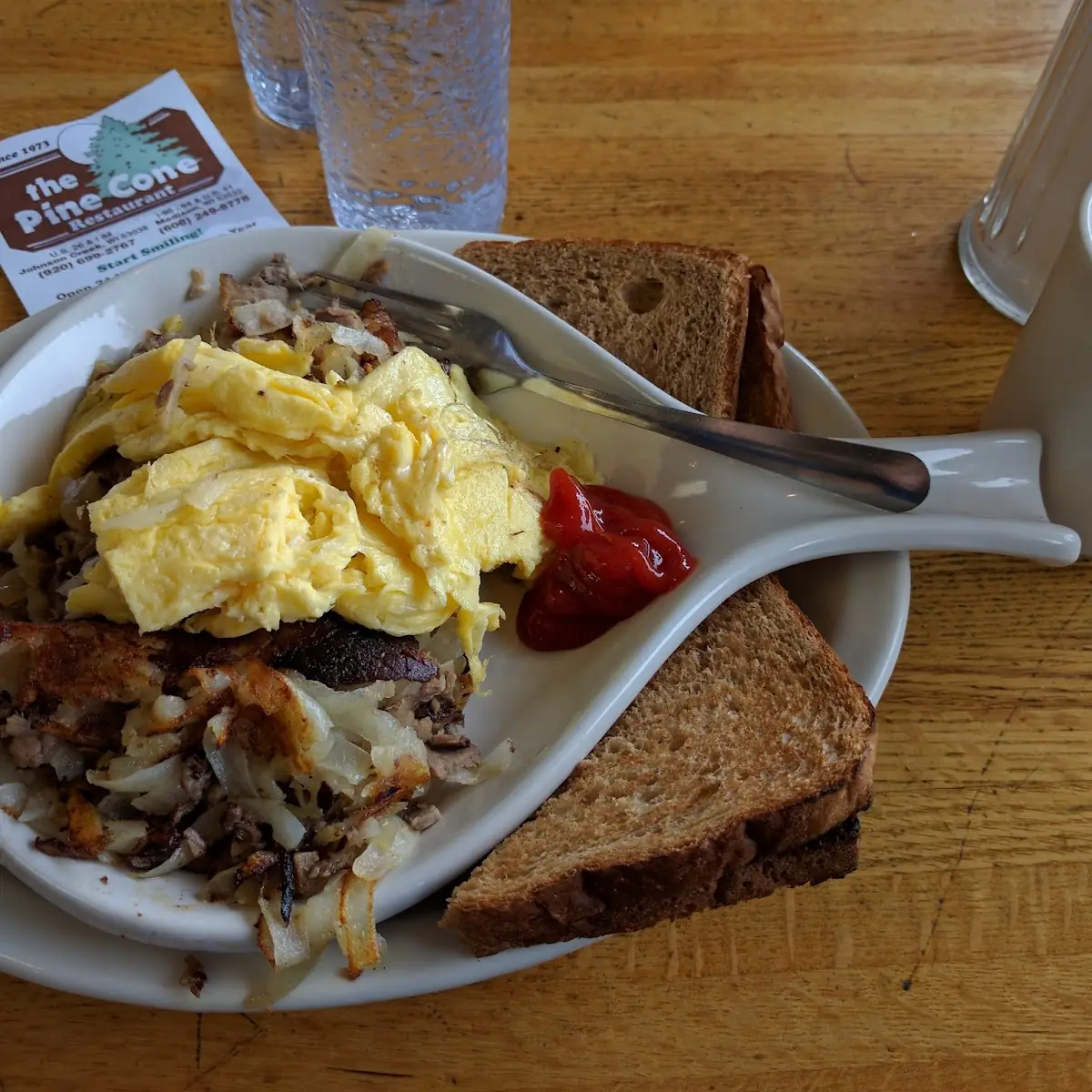 Roast Beef Hash with Scrambled Eggs