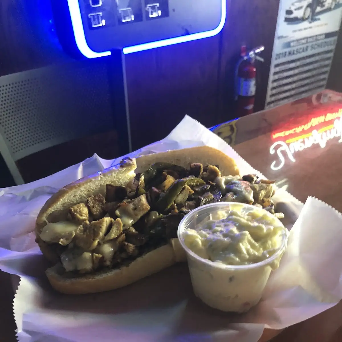 Great Chicken Cheese Steak
