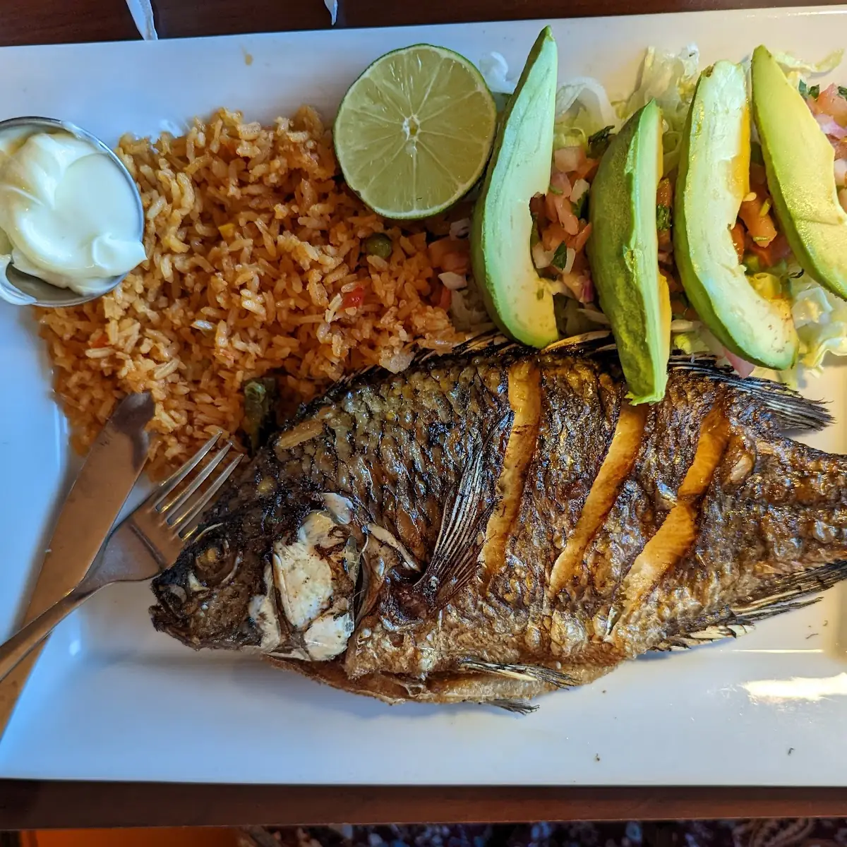 Fried Mojarra