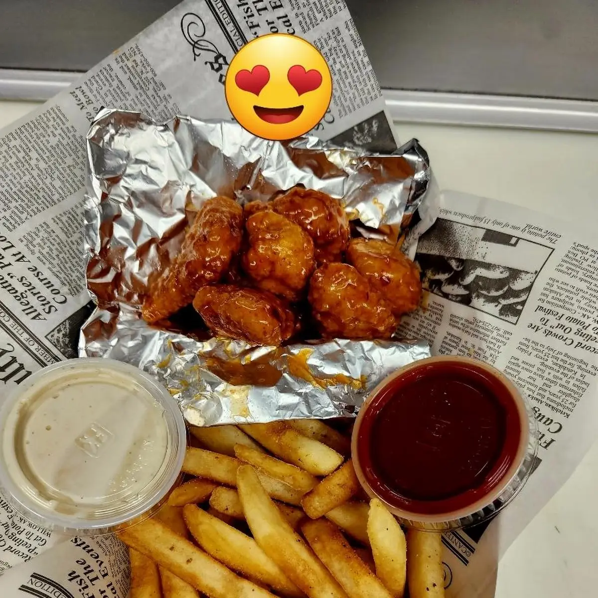 Boneless Wings Basket