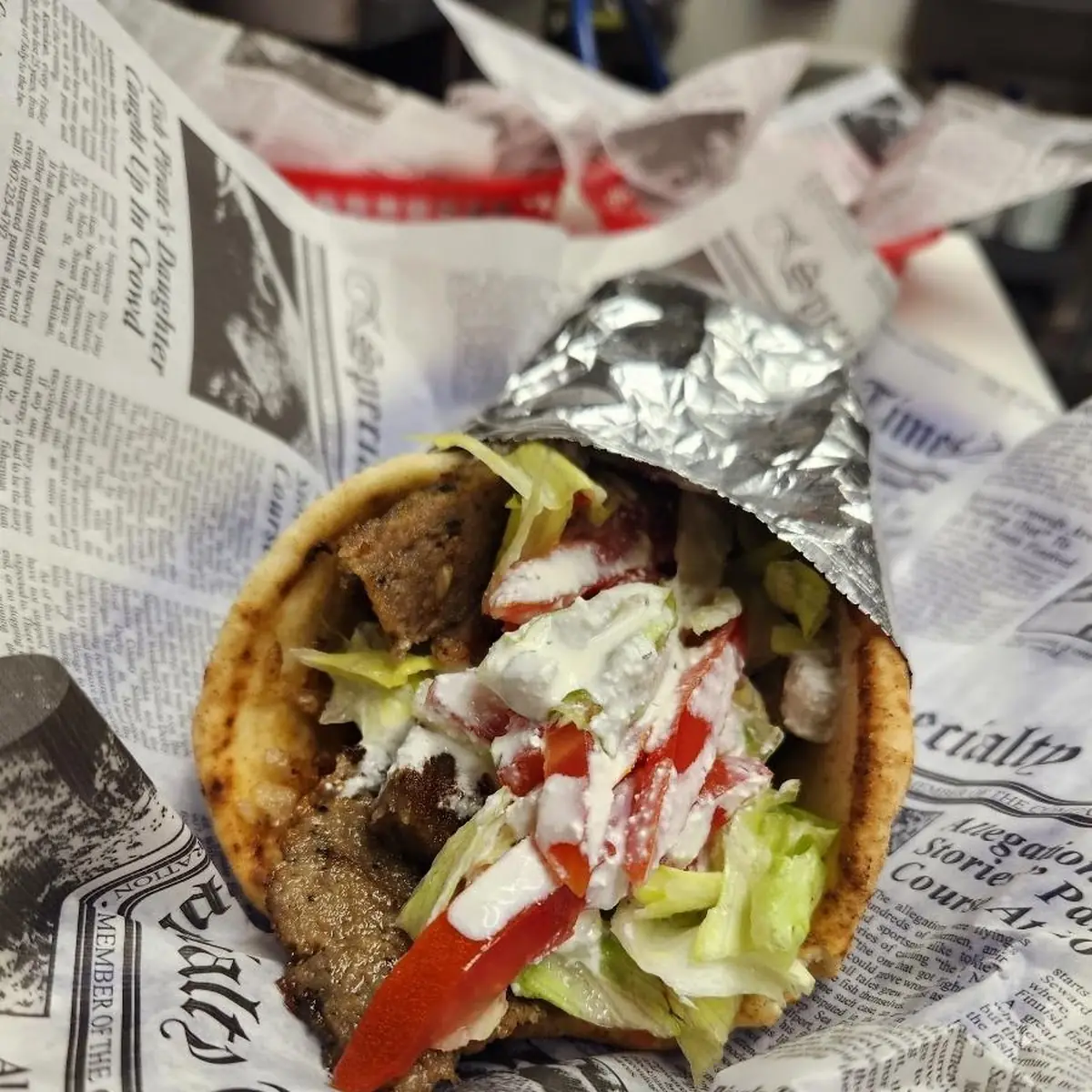 Gyro Sandwich Basket