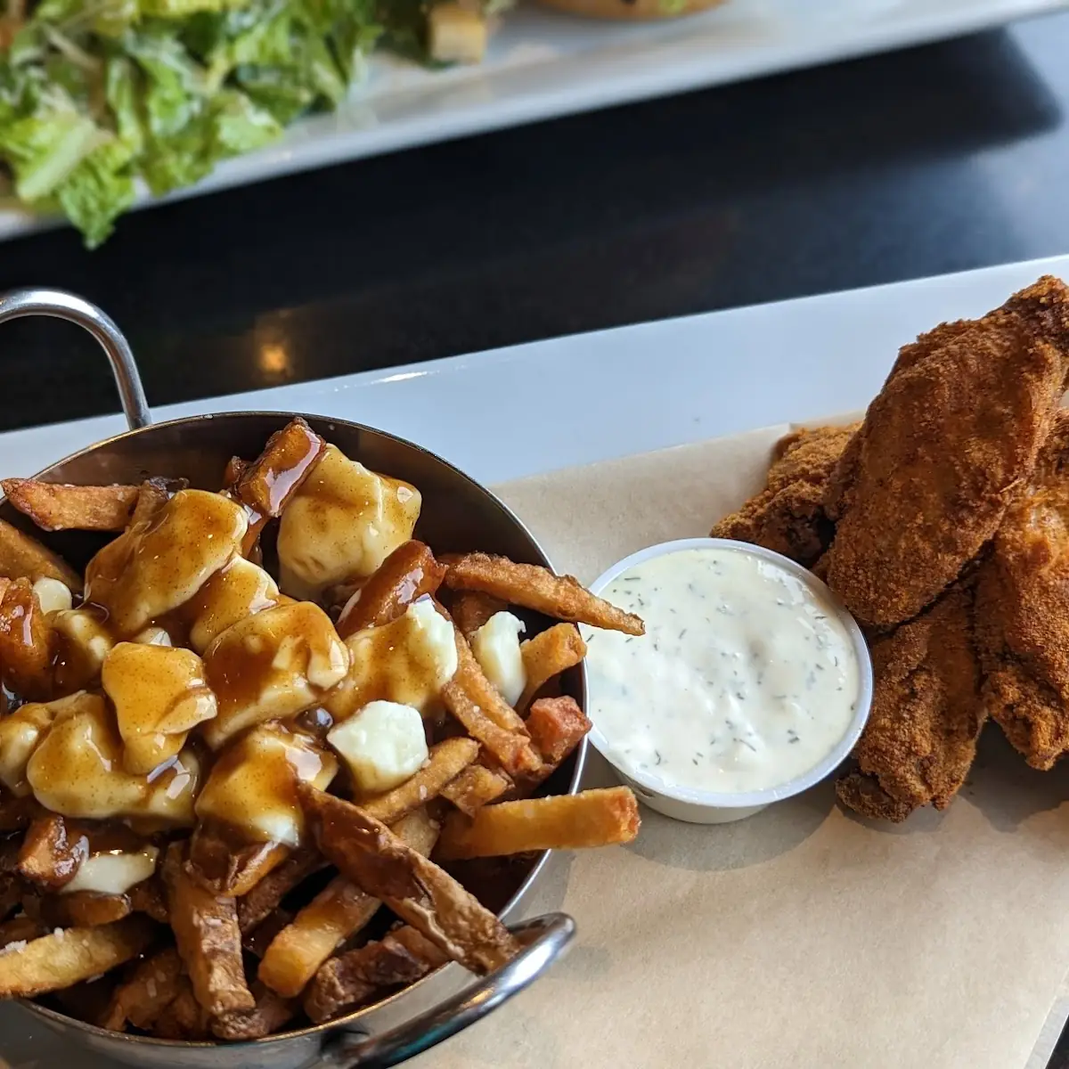 Poutine and Wings Combo, The Barley Mow (Brockville)