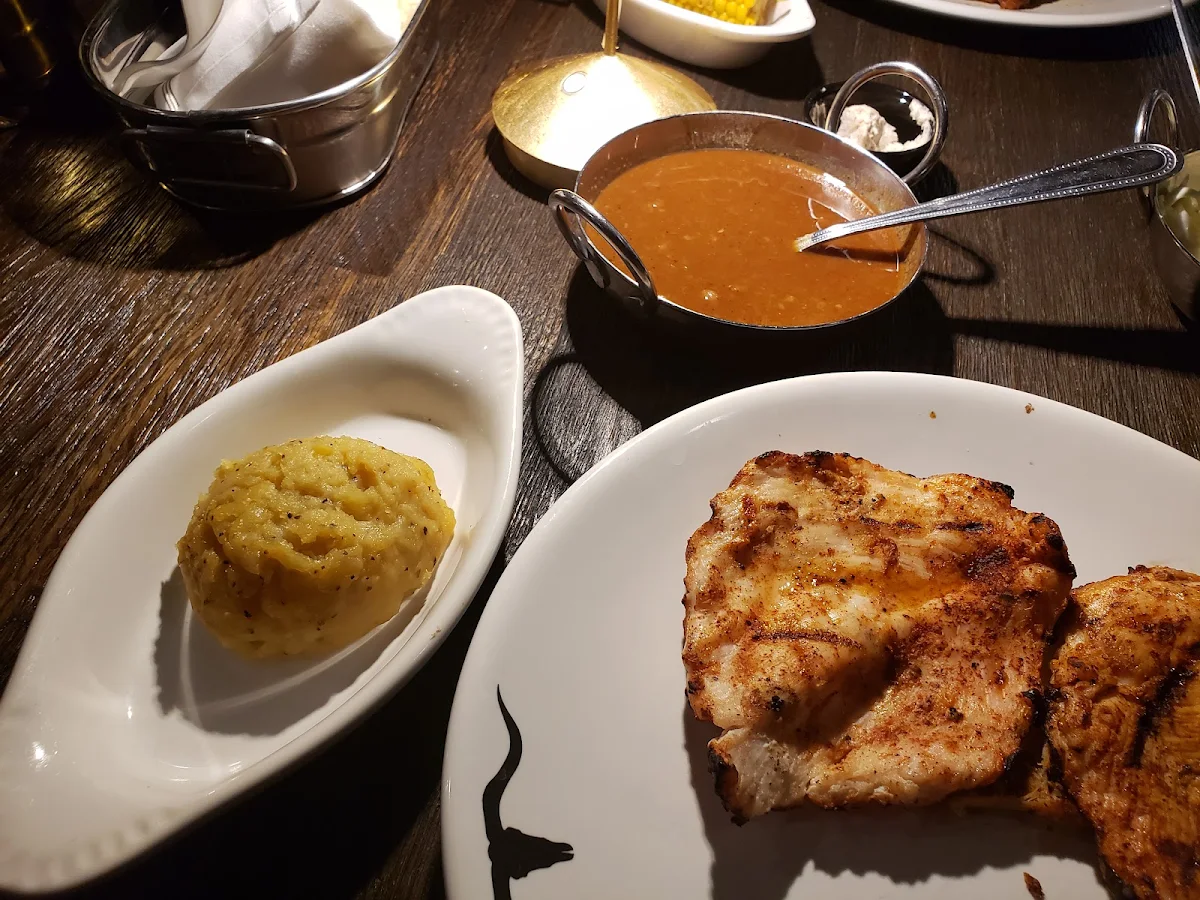 Grilled Chicken and Mashed Potatoes