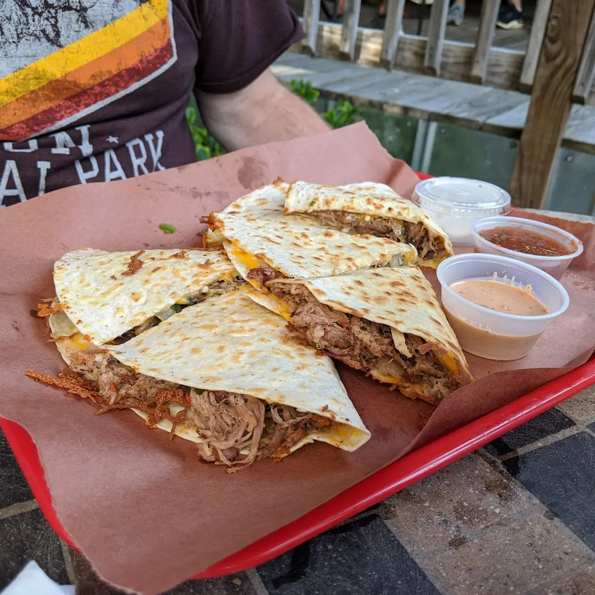 Brisket Quesadilla