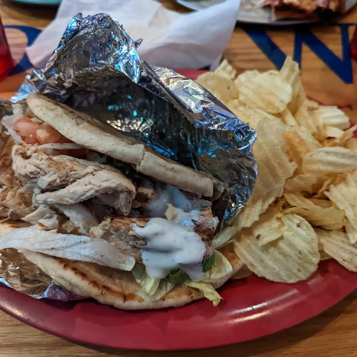 Grilled Chicken Pita