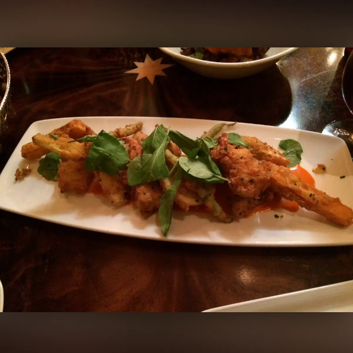 Carthay Shrimp Spring Roll Thai Basil Mint Spicy Aïoli