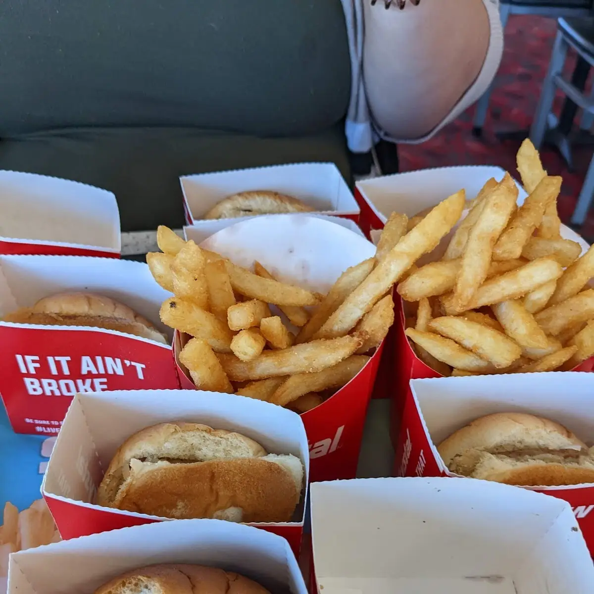 Krystal and Medium Fries