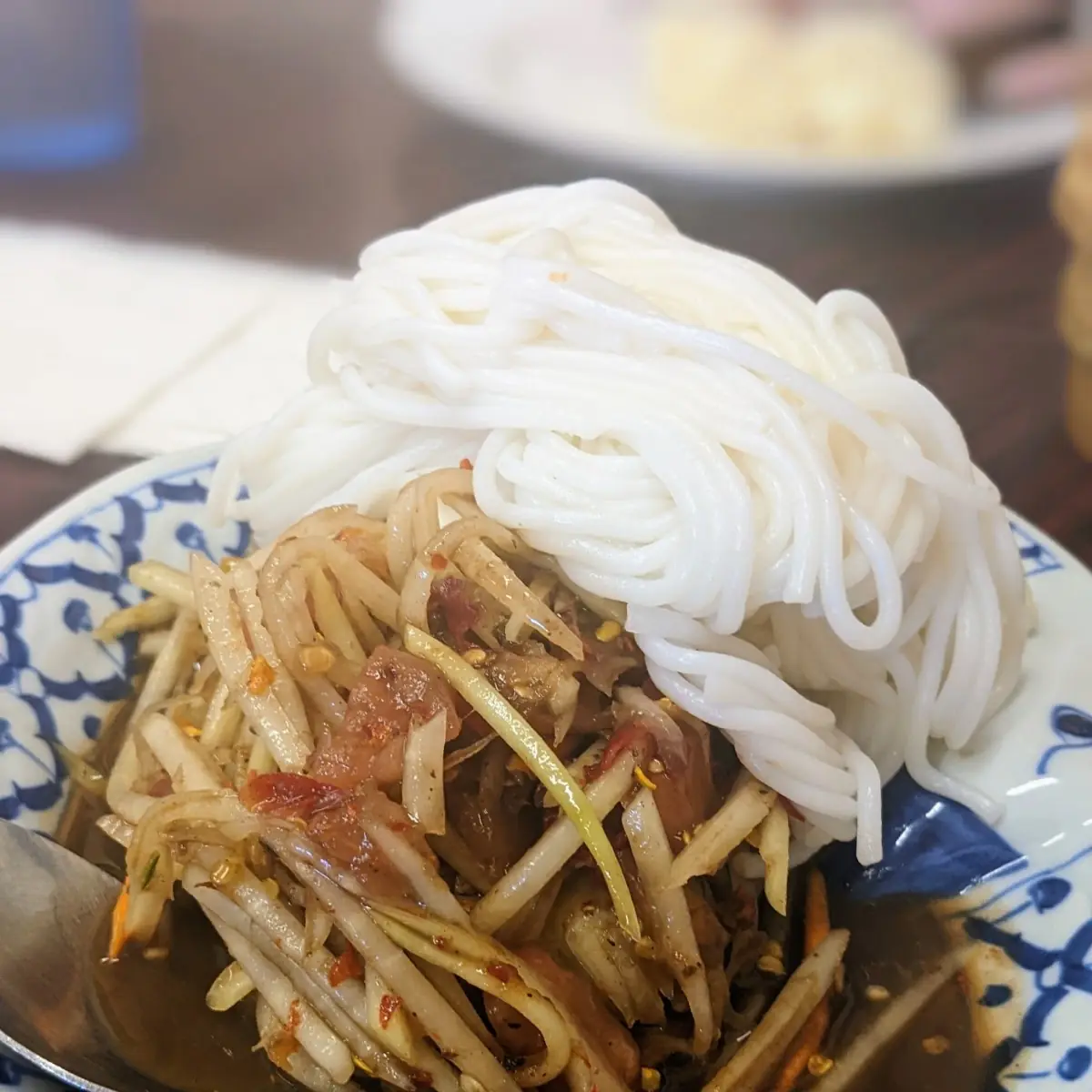 Lao Style Papaya Salad Spicy