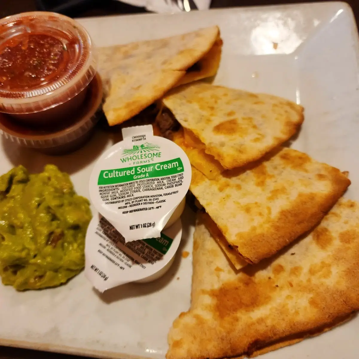 Kids chicken Quesadilla & Fries